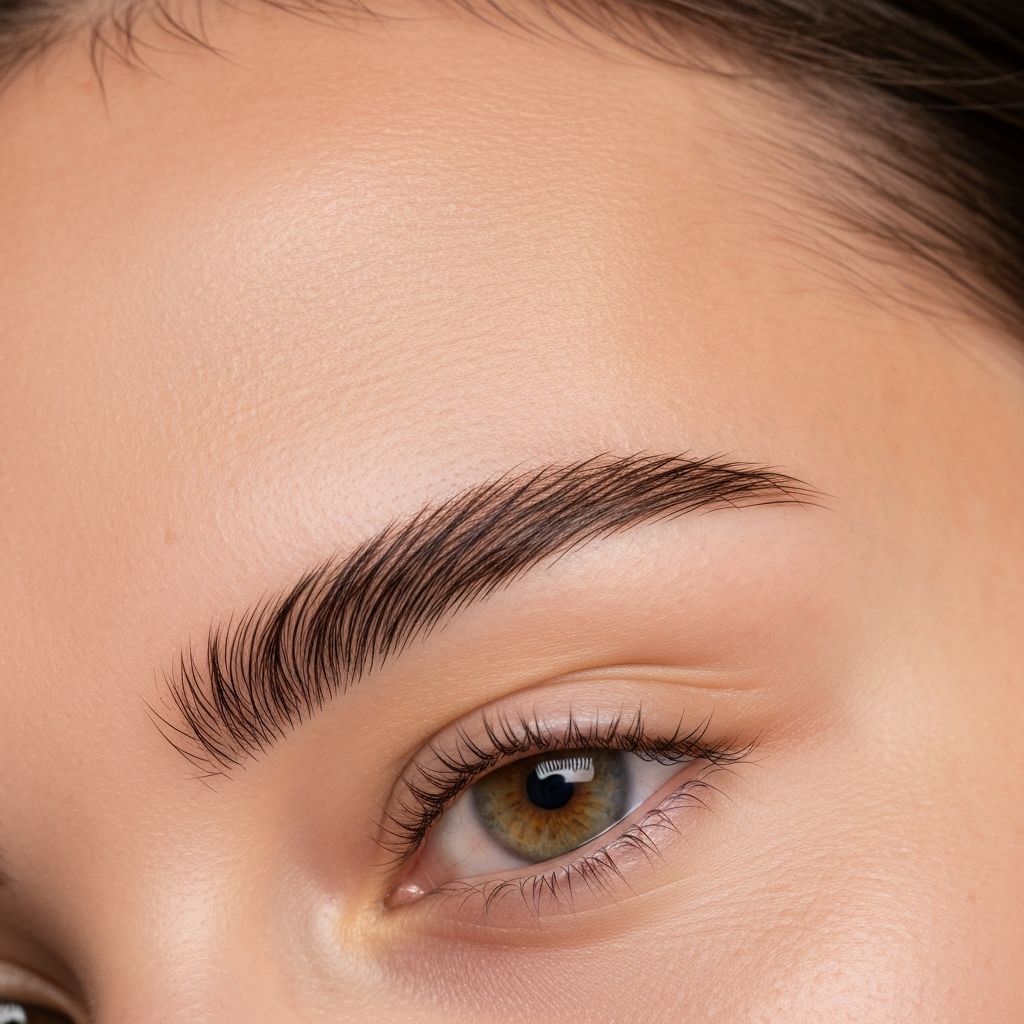 Beautifully shaped and defined eyebrows