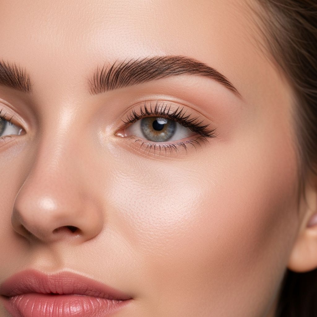 Micropigmentation brow treatment results